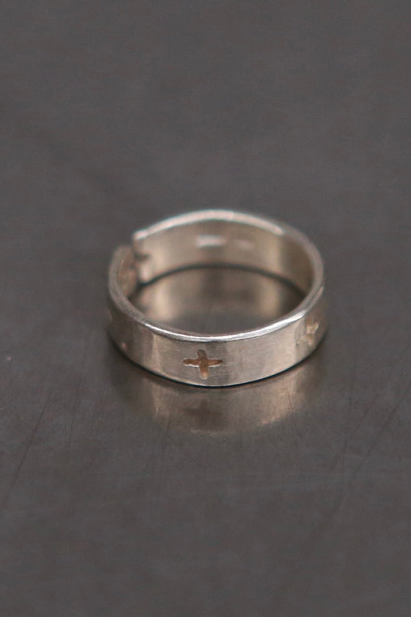 m.a+ 925 silver cross ring series Italy MA-AG050-AG-YIN